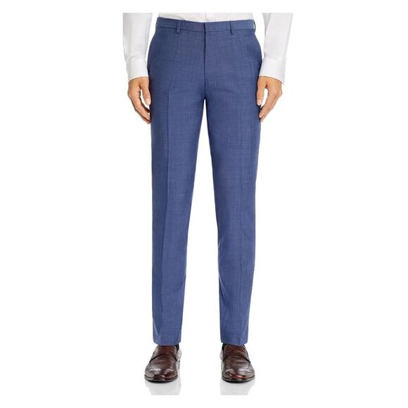 HUGO BOSS Mens Boss N Red Label Blue Flat Front, Tapered, Pants main image 0